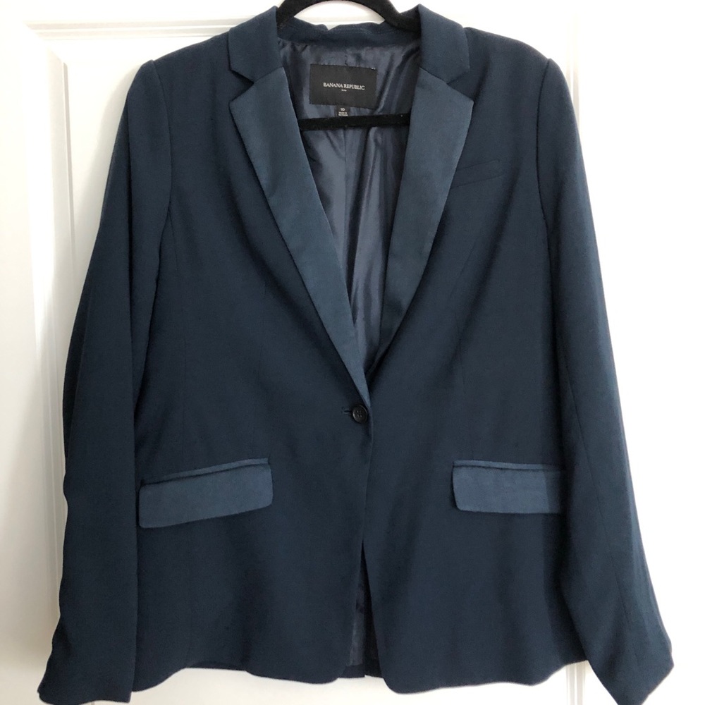 Banana Republic size 10 womens navy blazer